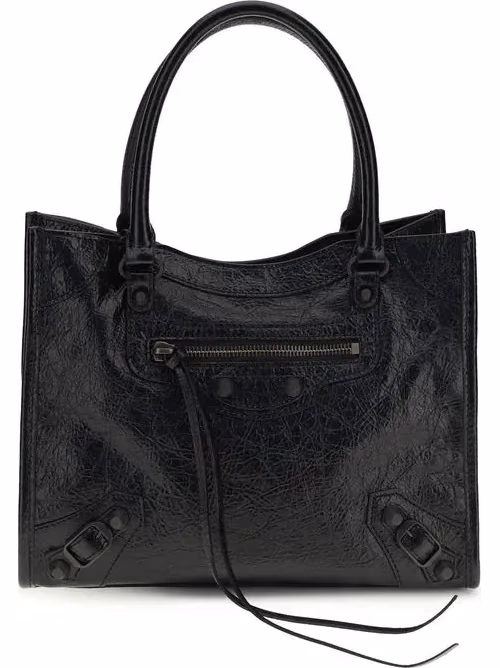 Balenciaga Black Lamb Ovis Aries Aries Handbag