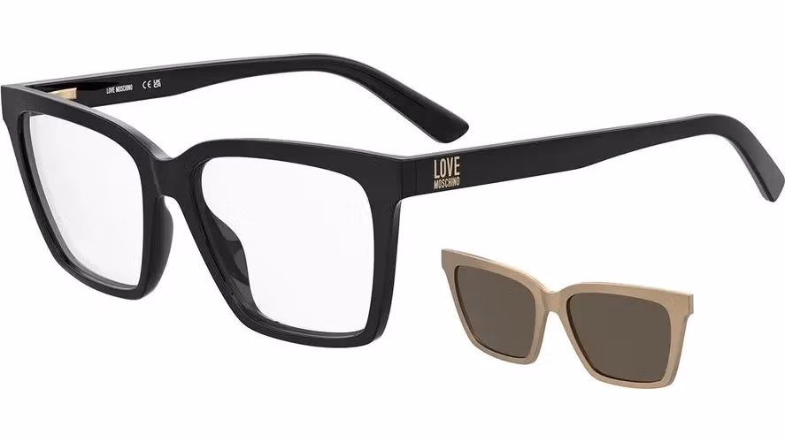 Love Moschino Black Acetate Glasses (Frames)