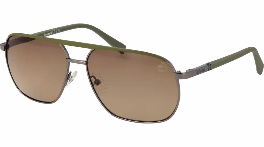 Timberland Gray Metal Sunglasses