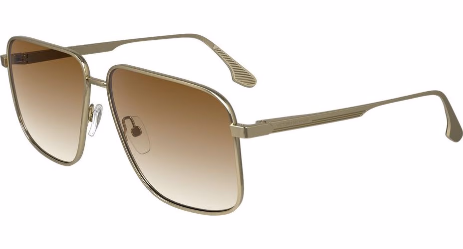 Victoria Beckham Gold Metal Sunglasses
