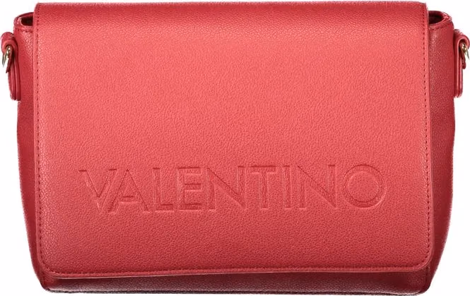 Mario Valentino Rosso Poliuretano Donna Bag With Adjustable And Removable Strap