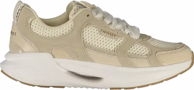 Beige Fabric Womens Sneaker