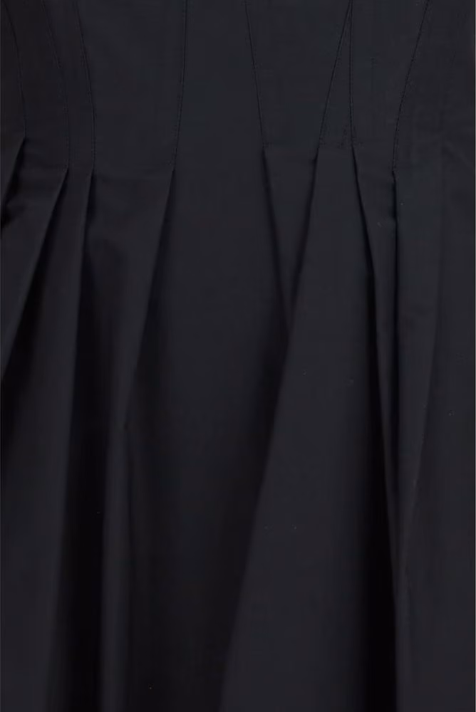 Max Mara Black Cotton Casual Dress