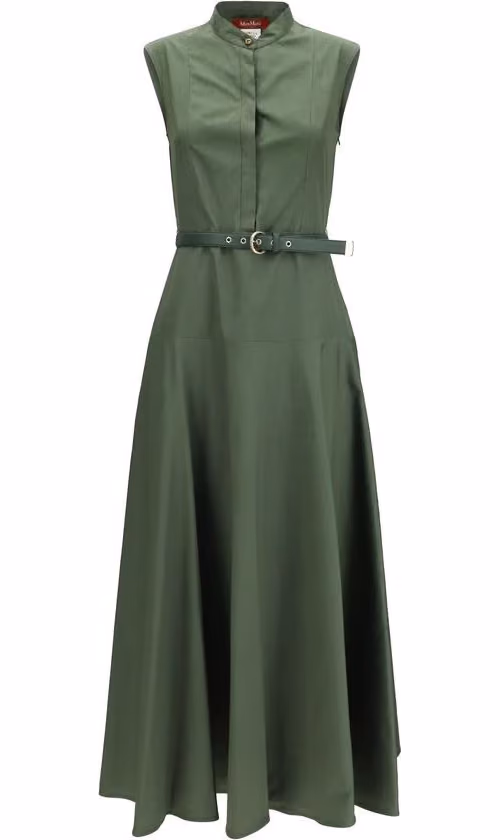 Max Mara Bicolor Cotton Casual Dress