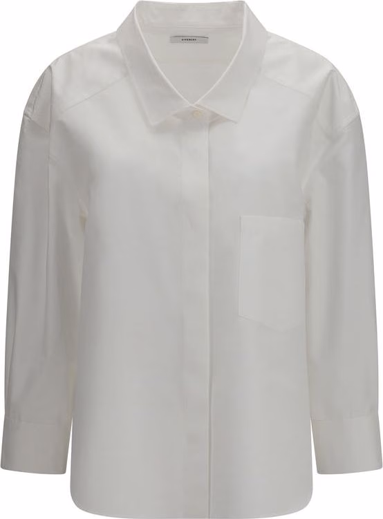 Givenchy White Cotton Dress Shirt