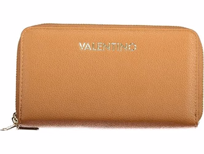 Mario Valentino Brown Polyurethane Women's Wallet
