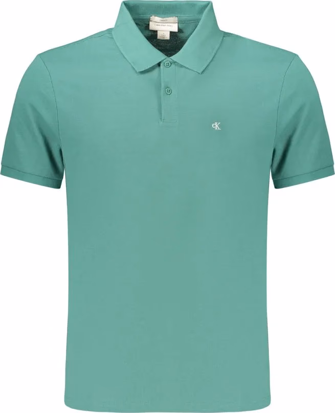 Calvin Klein Verde Cotton Mens Polo