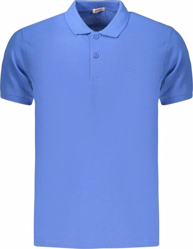 Rifle Blue Cotton Men's Polo Shirt