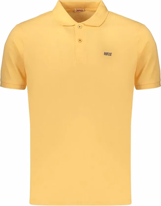 Rifle Orange Cotton Men's Polo