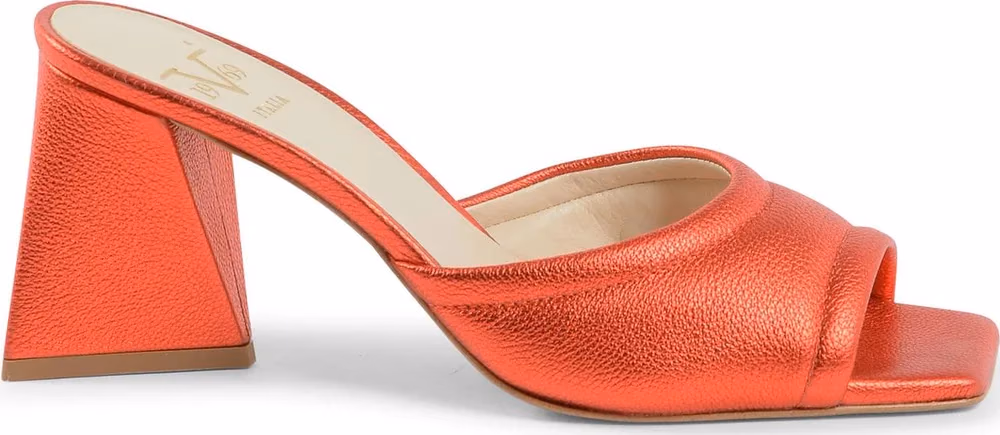 19V69 Italia Multicolor Leather Platform Sandals