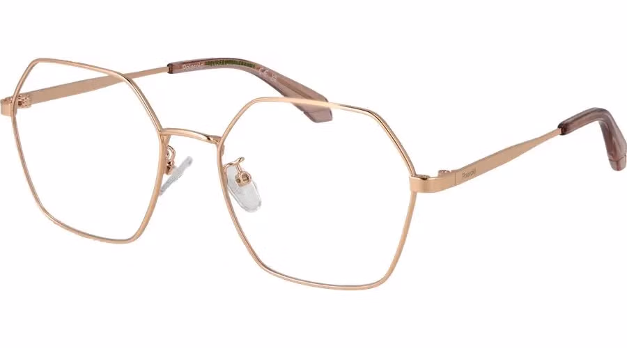 Polaroid Rose Gold Metal Glasses (Frames)