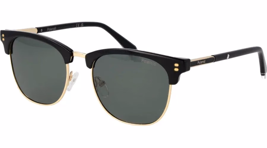 Polaroid Gold Metal Sunglasses