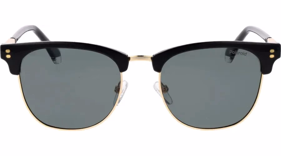 Polaroid Gold Metal Sunglasses