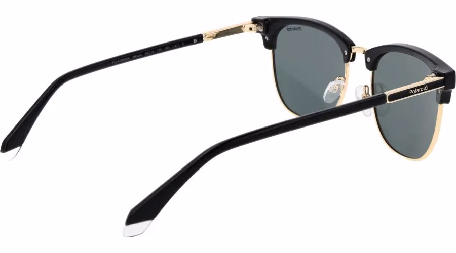Polaroid Gold Metal Sunglasses