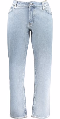 Azzurro Cotone Uomo Jeans