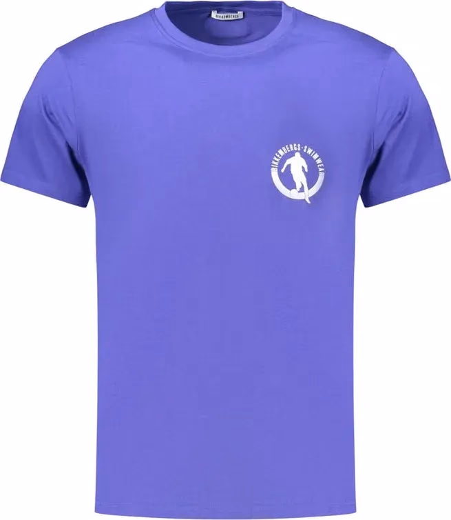 Bikkembergs Blue Cotton Men's T-Shirt