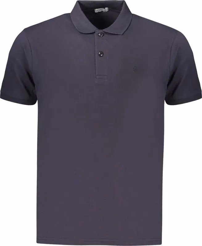 Coveri Moving Blue Cotton Men's Polo