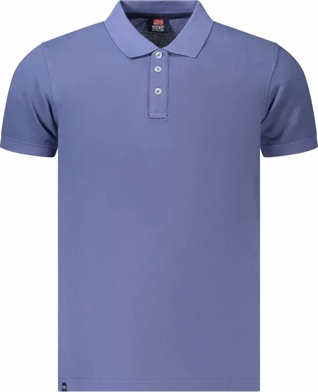 Norway 1963 Blue Cotton Mens Polo