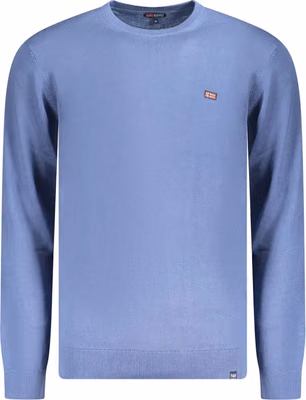 Blue Cotton Men's Shirt