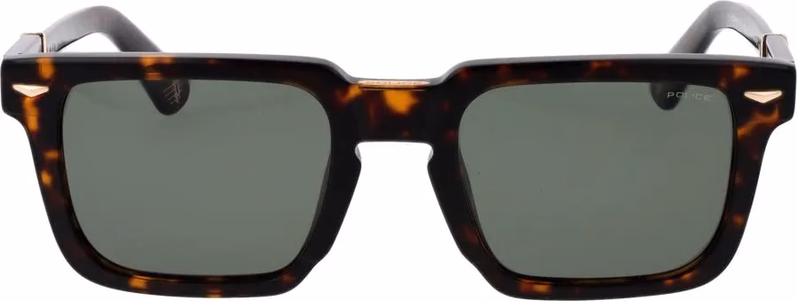 Police Brown Cellulose Acetate Sunglasses