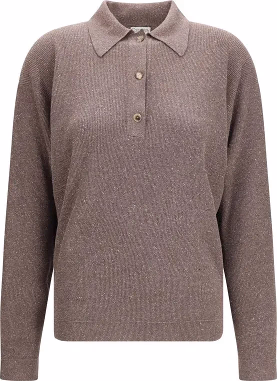 Calvin Klein Brown Silk Sweatshirt