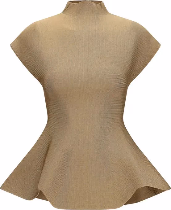 Khaite Beige Viscose Blouse