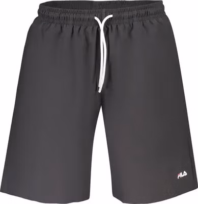 Black Polyester Men's Swimwear