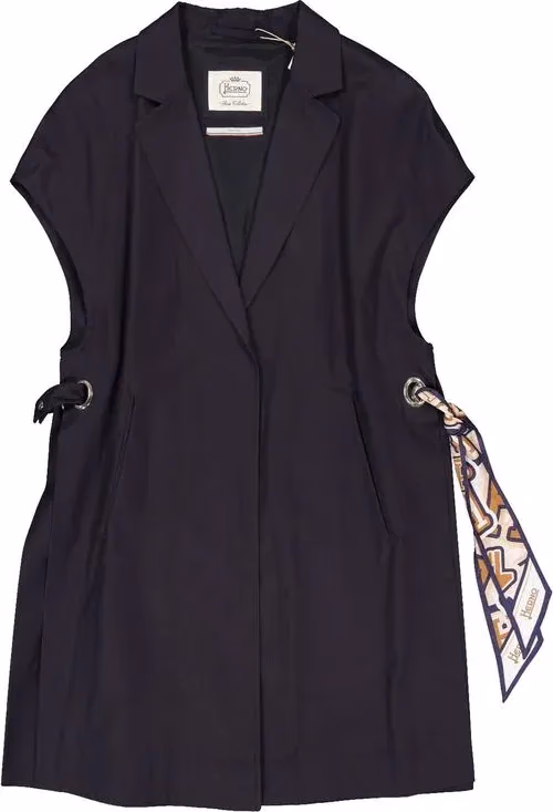 Herno Blue Cotton Coat