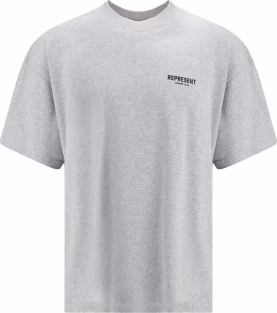 Represent Gray Cotton T-Shirt