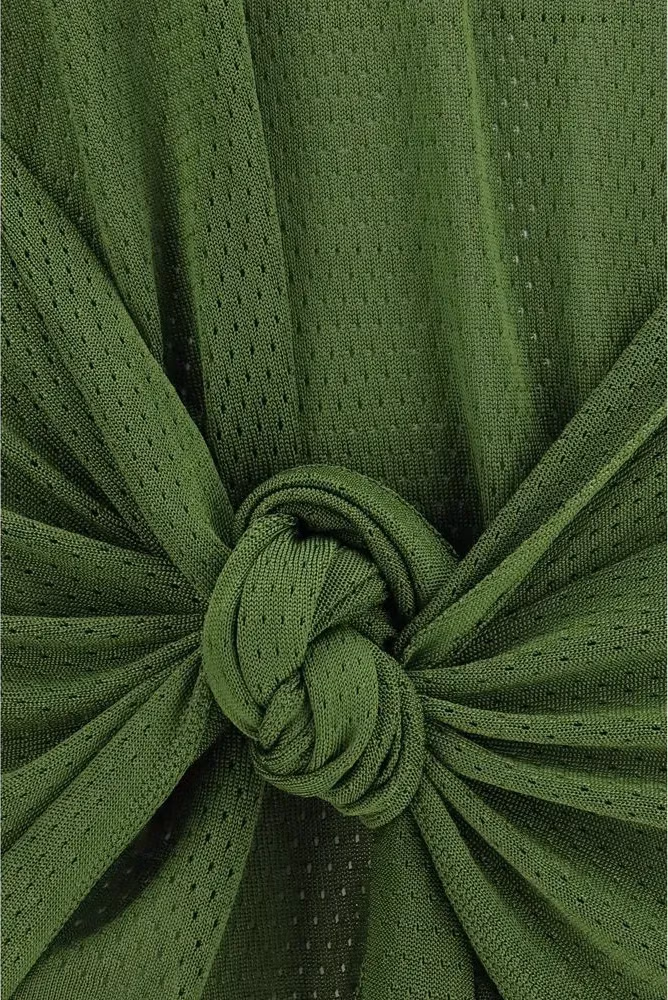 The Attico Bicolor Viscose Casual Dress