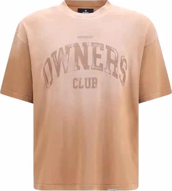 Represent Brown Cotton T-Shirt