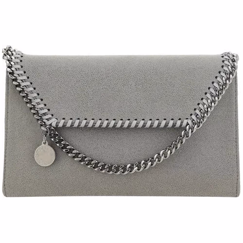 Stella McCartney Gray Polyester Shoulder Bag