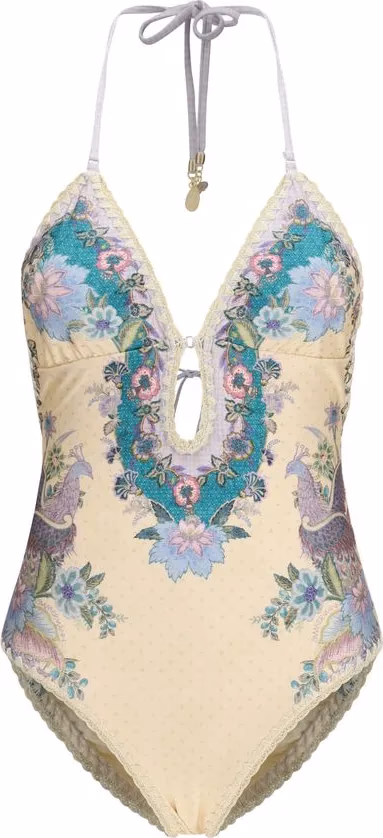 Zimmermann Beige Polyamide One-Piece Swimsuit
