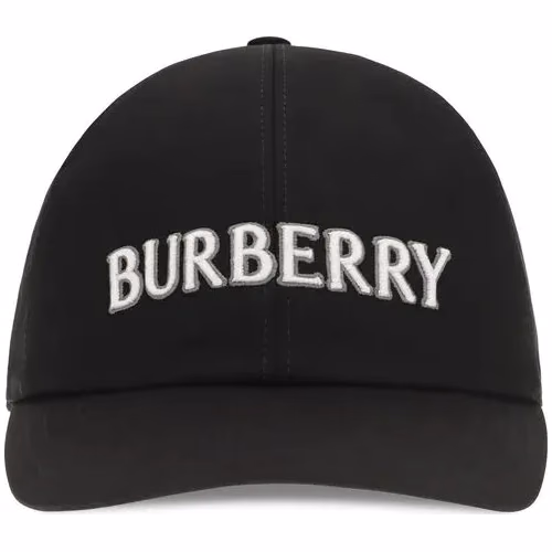 Burberry Black Cotton Cap (Baseball Hat)