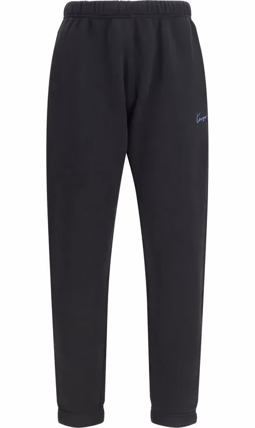 Kenzo Black Cotton Joggers (Workout Pants)