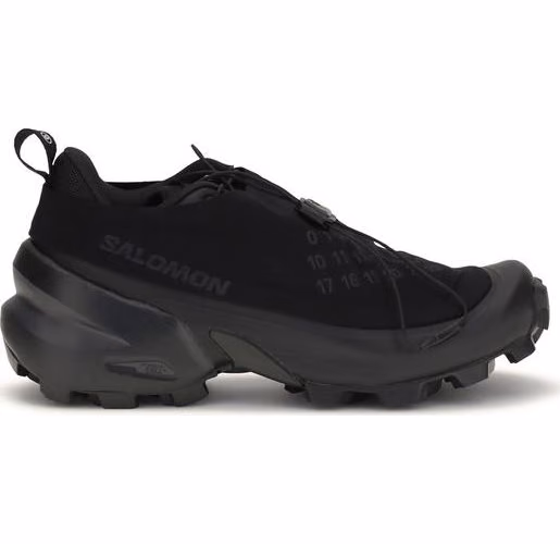MM6 Black Nylon Athletic Sneakers