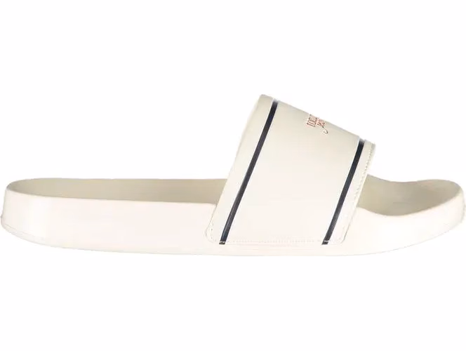 Tommy Hilfiger White Polyurethane Women's Slipper