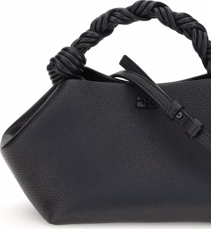 Ganni Black Recycled Polyester Handbag