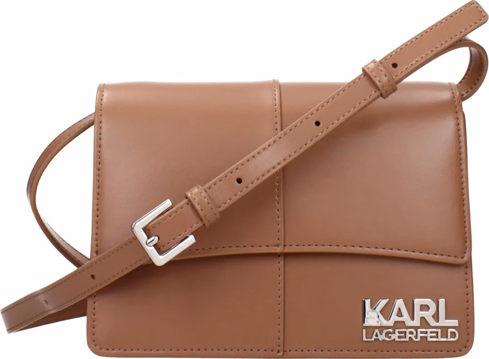 Karl Lagerfeld Brown Polyethylene Crossbody Bag