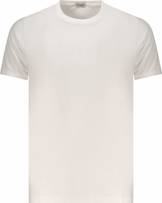 Coveri Moving White Cotton Men's T-Shirt
