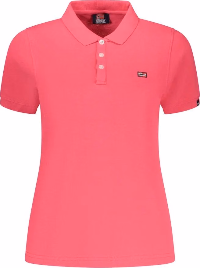 Norway 1963 Rosa Cotton Womens Polo