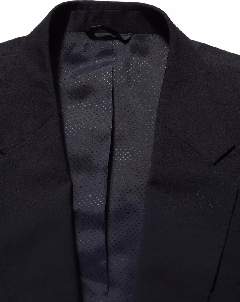 Dolce & Gabbana Black Wool Single Breasted Men Blazer Jacket