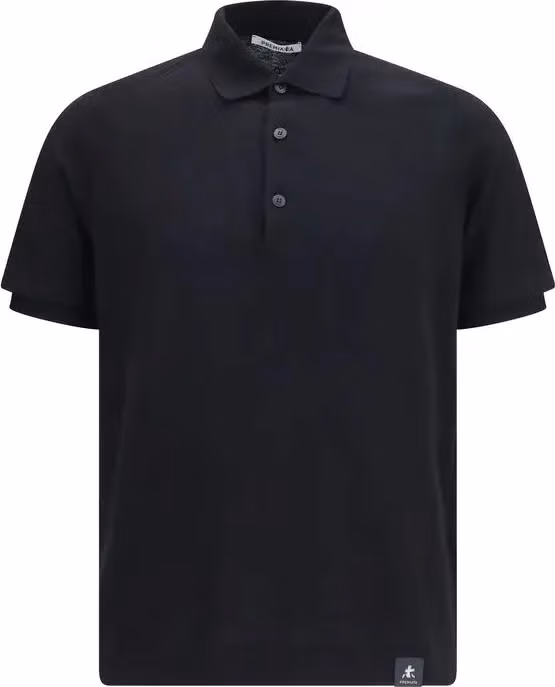 Premiata Black Cotton Polo Shirt