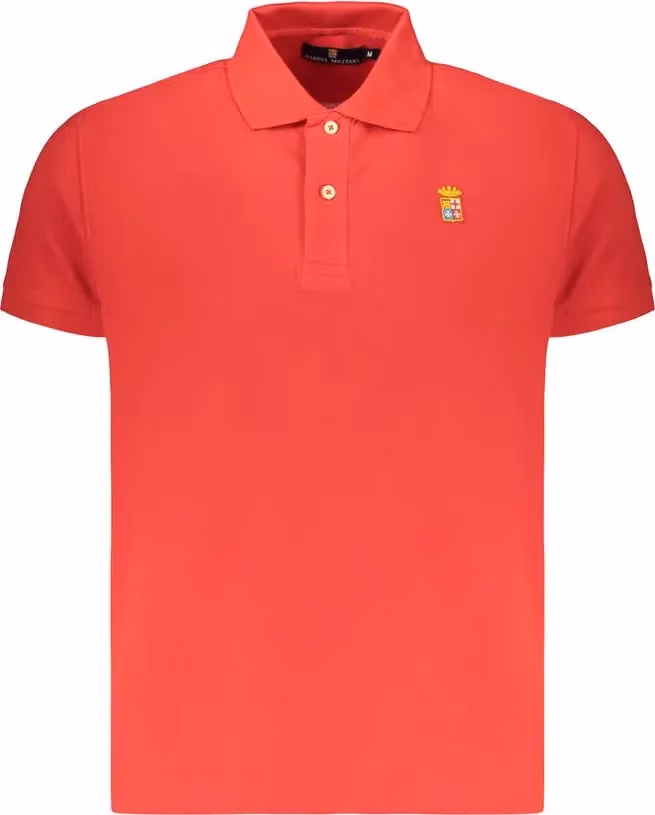 Marina Militare Rosso Cotton Men's Polo