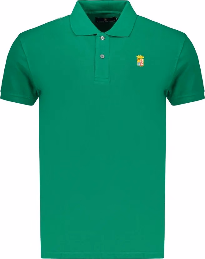 Marina Militare Green Cotton Men's Polo Shirt