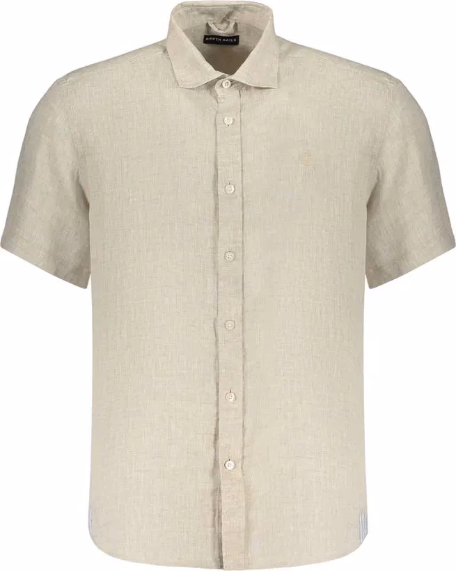 North Sails Beige Linen Men's Shirt