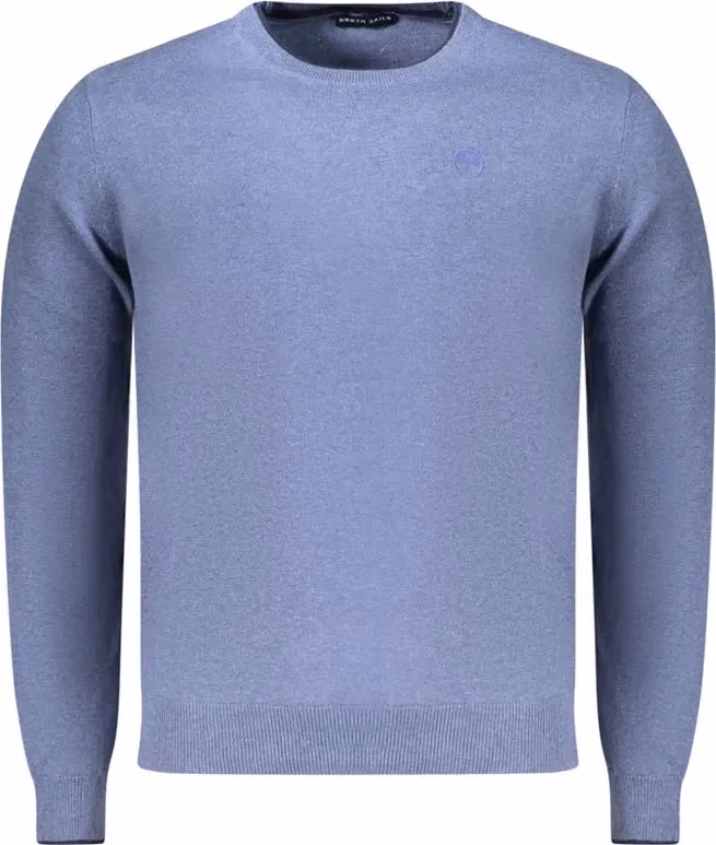 North Sails Blue Cotton Men's Sweater