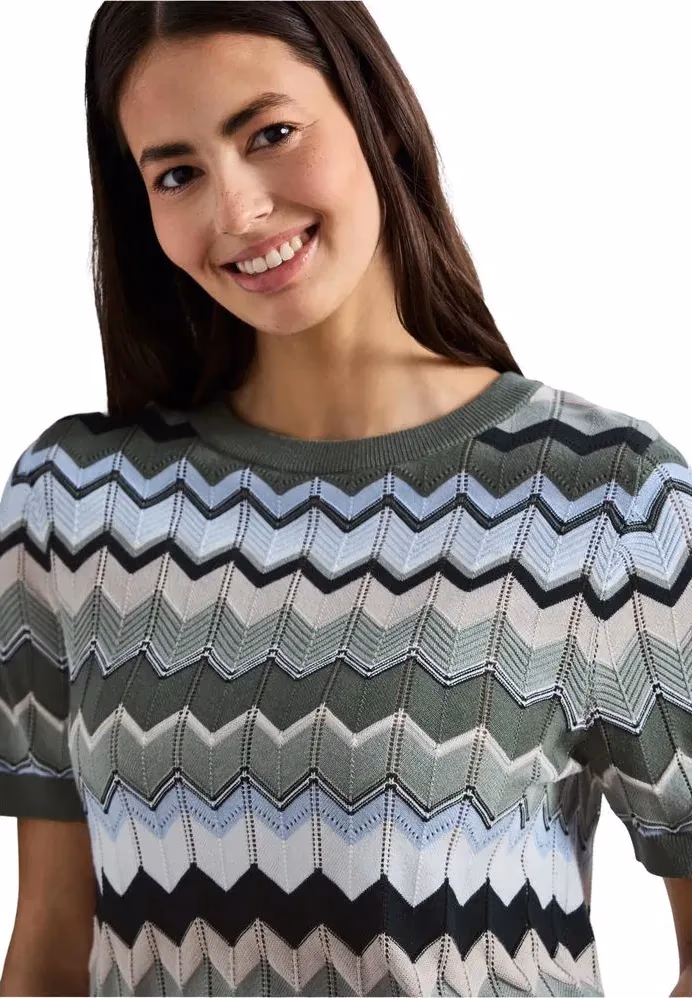 Street One Green Viscose Sweatshirt