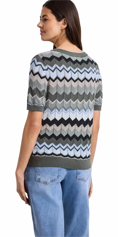 Street One Green Viscose Sweatshirt