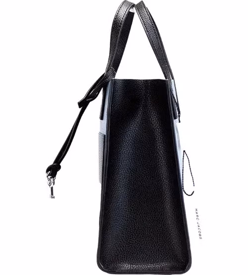 Marc Jacobs Marc Jacobs Grind Mini Blue Heaven Colorblock Leather Tote Crossbody Bag Purse